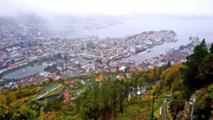 City view of Bergen